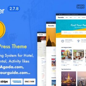 Traveler – Travel Tour Booking WordPress Theme