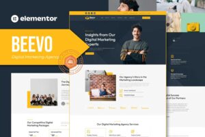 Beevo - Digital Marketing Agency Elementor Template Kit
