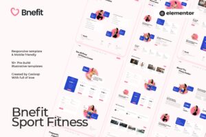 Bnefit - Gym & Fitness Center Elementor Template Kit