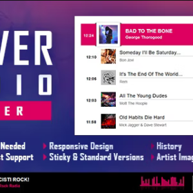 CLEVER - HTML5 Radio Player With History - Shoutcast and Icecast - Elementor Widget Addon