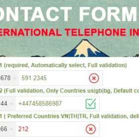 Contact Form 7 International Phone Input