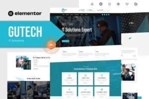 Gutech - IT Solutions Elementor Template Kit