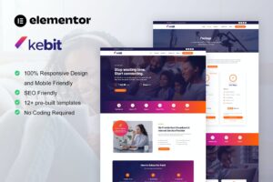 Kebit - Broadband & Internet Service Provider Elementor Pro Template Kit