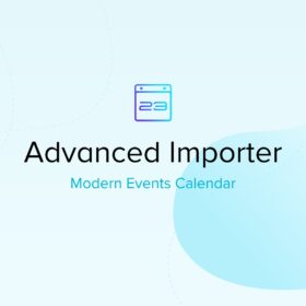 Modern Events Calendar - Advanced Importer